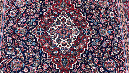 Persian Kashan 4'6"x6'9" Area Rug