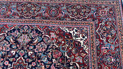 Persian Kashan 4'6"x6'9" Area Rug
