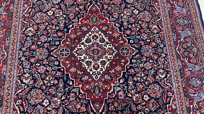 Persian Kashan 4'5"x6'9" Area Rug