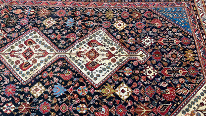 Persian Qashqai 4'x7'5" Area Rug