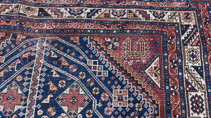 Persian Qashqai 4'5"x7'9" Area Rug