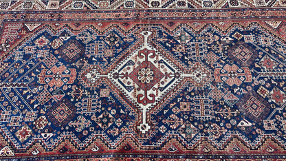 Persian Qashqai 4'5"x7'9" Area Rug