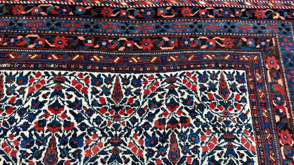 Persian Afshar 4'8"x6'2" Area Rug