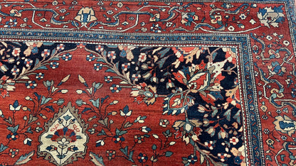 Persian Sarouk Farahan 4'6"x6'5" Area Rug