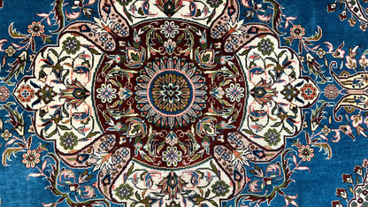 Traditional Qum 4'1" x 6' Area Rug