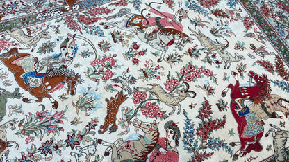Persian Qum 4'4"x6'9" Area Rug