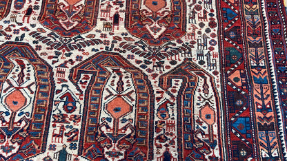 Persian Qashqai 5'x8'9" Area Rug