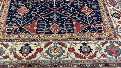 Turkish Bijar 9'5" x 12'10" Area Rug