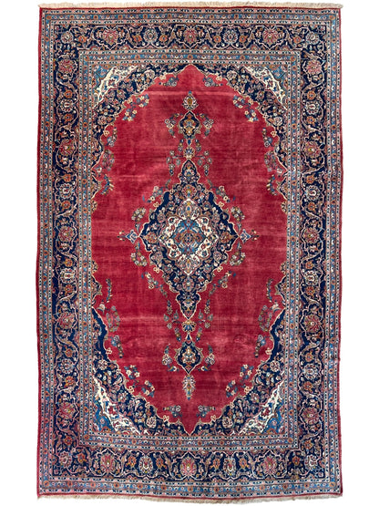 Persian Kashan 8'3"x12'11" Area Rug