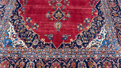 Persian Kashan 8'4"x12'10" Area Rug