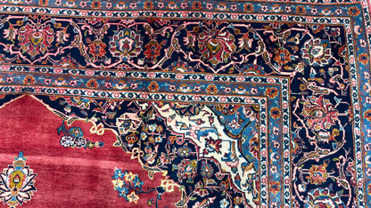 Persian Kashan 8'4"x12'10" Area Rug
