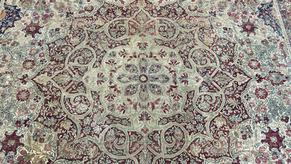 Persian Lavar Kerman 9'8"x12'4" Area Rug