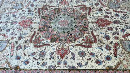 Persian Tabriz 8'10"x11'10" Area Rug