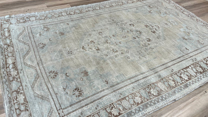 Turkish Vintage 7'10"x11'7" Area Rug