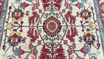 Transitional Heriz 5'11"x9'1" Area Rug
