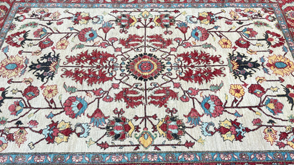 Transitional Heriz 5'11"x9'1" Area Rug
