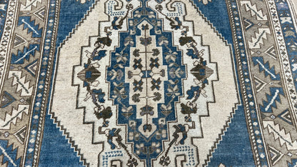 Turkish Vintage 4'4"x7'2" Area Rug