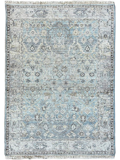 Vintage Look Oushak 4'3"x6' Area Rug