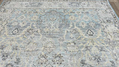 Vintage Look Oushak 4'3"x6' Area Rug