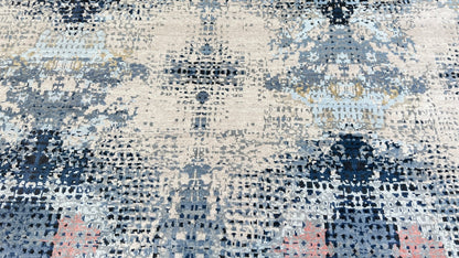 Distressed Modern 8'x9'10" Area Rug
