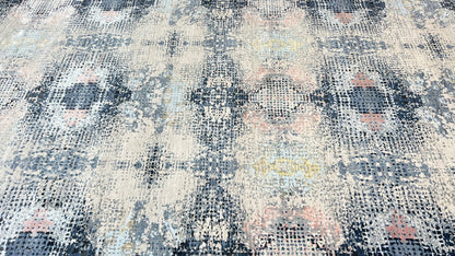 Distressed Modern 8'x9'10" Area Rug