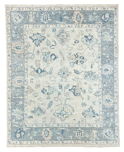 Floral Oushak 8'2"x9'11" Area Rug