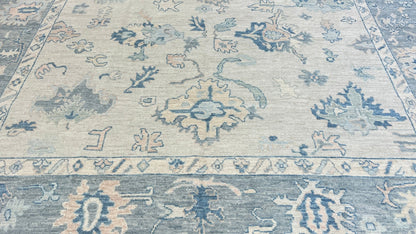 Floral Oushak 8'2"x9'11" Area Rug