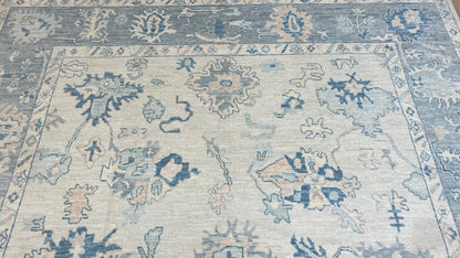 Floral Oushak 8'2"x9'11" Area Rug