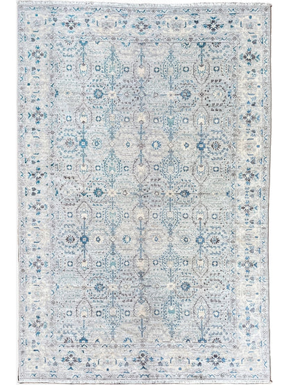Floral Oushak 5'9"x9' Area Rug