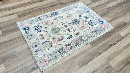 Floral Oushak 3'11" x 5'11" Area Rug