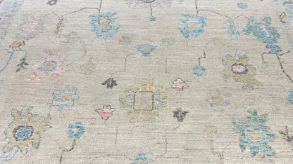 Floral Oushak 8'3" x 9'9" Area Rug