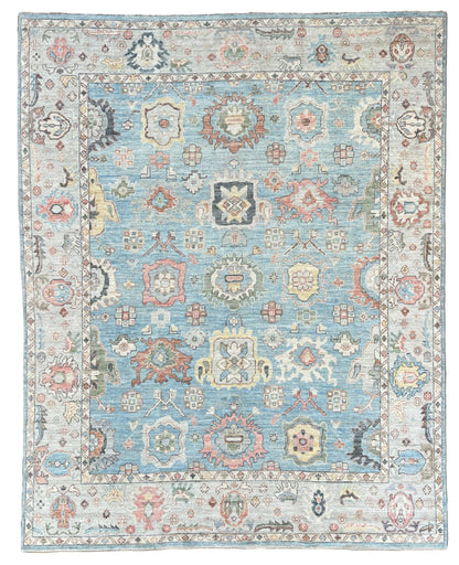 Floral Oushak 8'x10'2" Area Rug