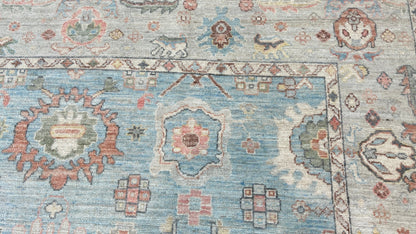Floral Oushak 8'x10'2" Area Rug