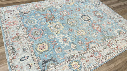 Floral Oushak 8'x10'2" Area Rug