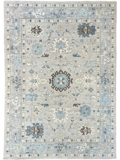 Floral Oushak 9'10"x13'11" Area Rug