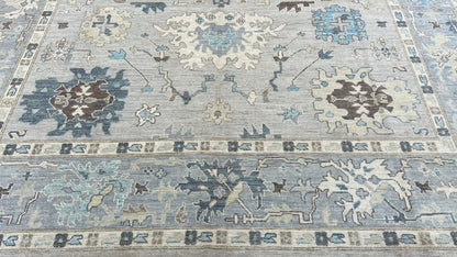 Floral Oushak 9'10"x13'11" Area Rug