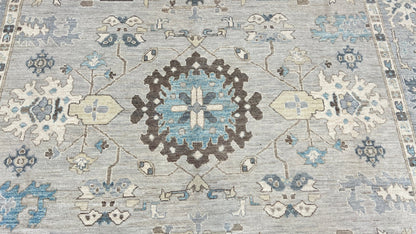 Floral Oushak 9'10"x13'11" Area Rug