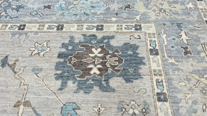 Floral Oushak 9'10"x13'11" Area Rug