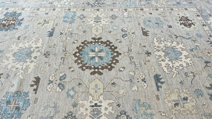 Floral Oushak 9'10"x13'11" Area Rug