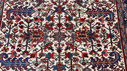 Antique Heriz 7'6"x10'1" Area Rug