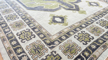 Turkish Oushak 12'x15'8" Area Rug