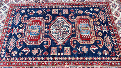 Geometric Kazak 4'11"x7'1"