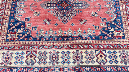 Geometric Kazak 6'x8'8" - Wooden Looms Rug Gallery