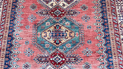 Geometric Kazak 6'x8'8" - Wooden Looms Rug Gallery