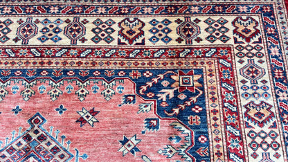 Geometric Kazak 6'x8'8" - Wooden Looms Rug Gallery