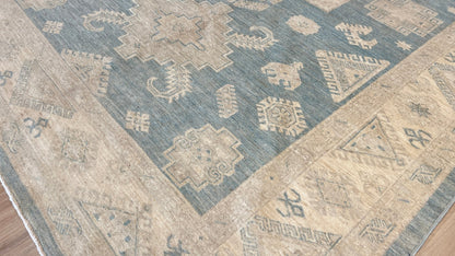 Geometric Kazak 6'2"x8'7" - Wooden Looms Rug Gallery