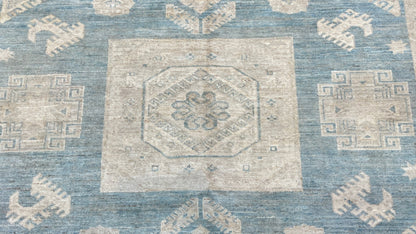 Geometric Kazak 6'2"x8'7" - Wooden Looms Rug Gallery