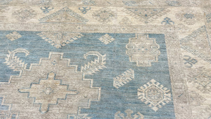 Geometric Kazak 6'2"x8'7" - Wooden Looms Rug Gallery