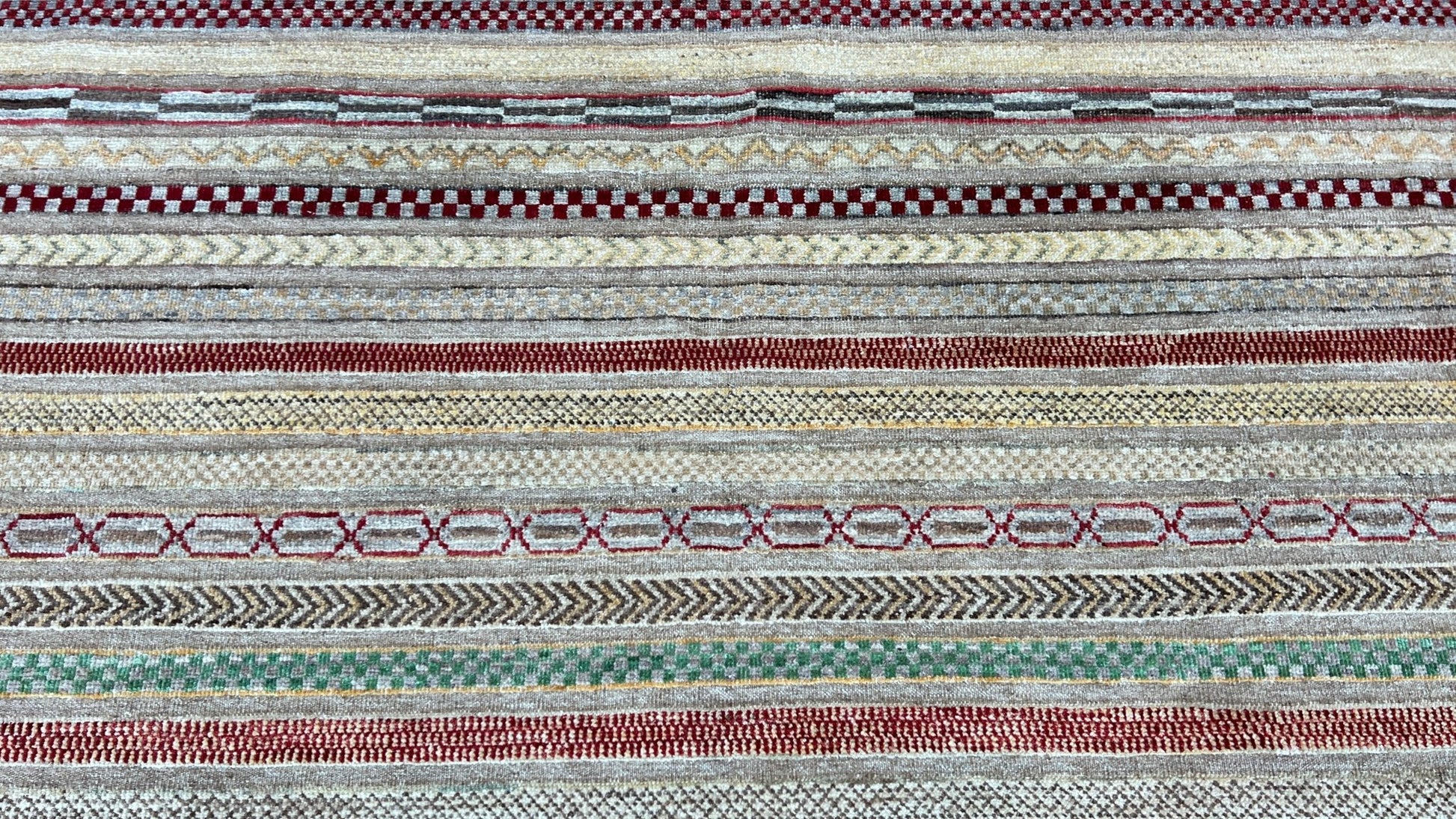 Transitional Stripes 8'x9'9" - Wooden Looms Rug Gallery
