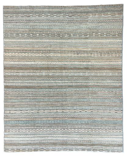 Transitional Stripes 9'1"x11'4" - Wooden Looms Rug Gallery